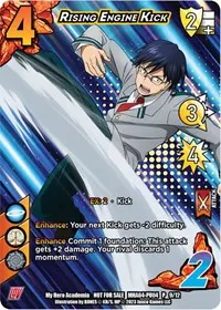 Rising Engine Kick Plus Ultra Pack 4 (UniVersus: My Hero Academia Promo Cards)