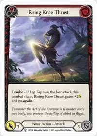 Rising Knee Thrust Red (History Pack Vol.1) — Flesh & Blood TCG Card Value