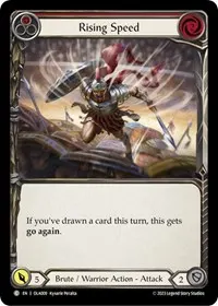 rising speed red (Blitz Deck: Heavy Hitters - Olympia)