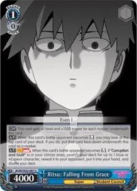 Ritsu Falling From Grace (Mob Psycho 100) — Weiss Schwarz Card Value