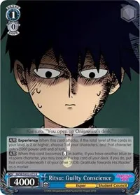 Ritsu Guilty Conscience (Mob Psycho 100) — Weiss Schwarz Card Value