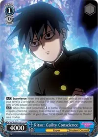 Ritsu Guilty Conscience SR (Mob Psycho 100)