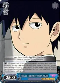 Ritsu Together with MOB (Mob Psycho 100)