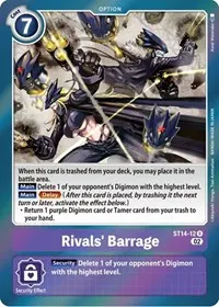 Rivals Barrage (Starter Deck 14: Beelzemon Advanced Deck Set)