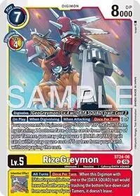 RizeGreymon (Starter Deck 24: Data Squad)
