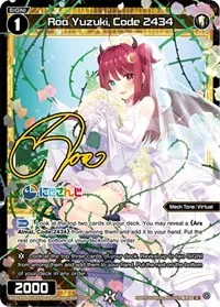 Roa Yuzuki Code 2434 Parallel Foil (Interlude Diva) — WIXOSS Card Value