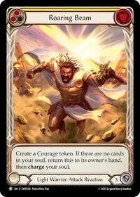 Roaring Beam (GEM Pack 4) — Flesh & Blood TCG Card Value