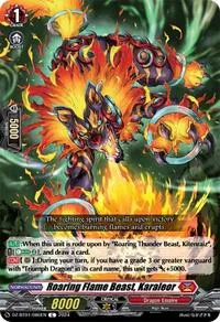 Roaring Flame Beast Karaleor (DZ-BT01: Fated Clash)