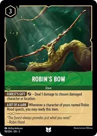 Robins Bow (Into the Inklands) — Lorcana TCG Card Value