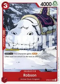 Robson (Two Legends Pre-Release Cards)