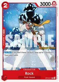 Rock (Royal Blood Release Event Cards) — One Piece Card Game Card Value