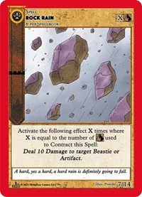 Rock Rain (Cryptid Nation: First Edition Release Event Deck)