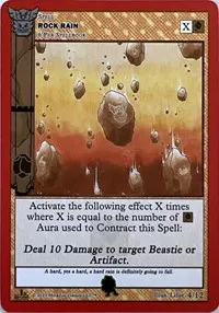 Rock Rain (Native: First Edition Release Event Deck) — MetaZoo Card Value