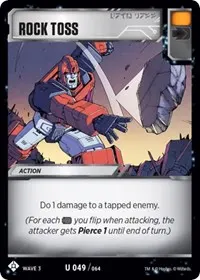 Rock Toss (War for Cybertron: Siege I)