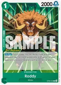 Roddy (Two Legends Pre-Release Cards)