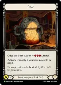 Rok (GEM Pack 3) — Flesh & Blood TCG Card Value