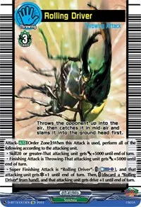 Rolling Driver (D-BT13: Flight of Chakrabarthi) — Cardfight Vanguard Card Value