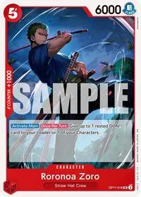Roronoa Zoro (A Fist of Divine Speed)