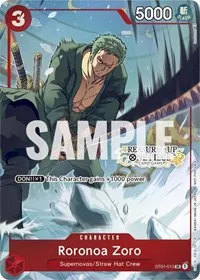 Roronoa Zoro ST01 013 Treasure Cup (One Piece Promotion Cards)