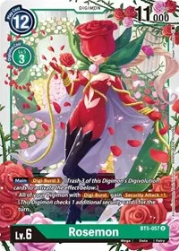 Rosemon (Battle of Omni) — Digimon Card Game Card Value