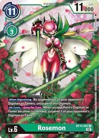 Rosemon (Versus Royal Knights) — Digimon Card Game Card Value