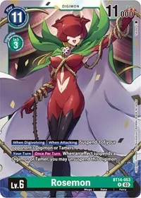 Rosemon (Blast Ace) — Digimon Card Game Card Value