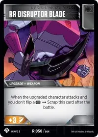 RR Disruptor Blade (War for Cybertron: Siege I)