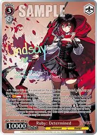 Ruby Determined SP (RWBY Premium Booster)