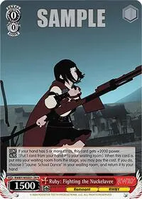 Ruby Fighting the Nuckelavee (RWBY Premium Booster)