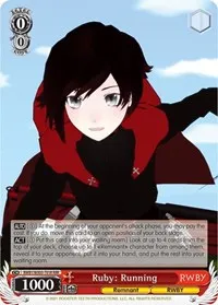 Ruby Running RRR (RWBY) — Weiss Schwarz Card Value