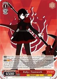 Ruby Teamwork SR (RWBY)