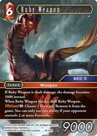 Ruby Weapon (From Nightmares) — Final Fantasy TCG Card Value