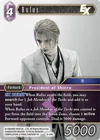 Rufus EX (Opus VIII) — Final Fantasy TCG Card Value