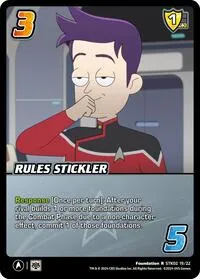 Rules Stickler (Challenger Series: Star Trek: Lower Decks) — UniVersus Card Value