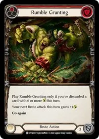Rumble Grunting Red (Dynasty)