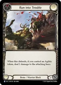 run into trouble (Heavy Hitters)