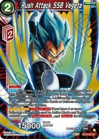 Rush Attack SSB Vegeta (Dawn of the Z-Legends) — Dragon Ball Super CCG Card Value