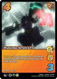 Rushing Intercept (UniVersus: My Hero Academia: Girl Power) — UniVersus Card Value