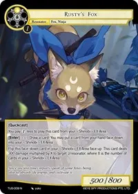 Rustys Fox (The Underworld of Secrets) — Force of Will Card Value