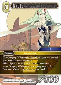 Rydia (Opus XI) — Final Fantasy TCG Card Value