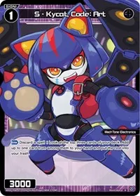 S Kycat Code Art Parallel Foil (Spread Diva) — WIXOSS Card Value