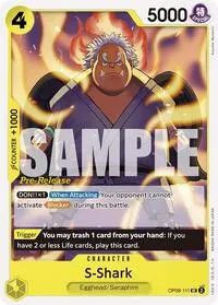 S Shark (Two Legends Pre-Release Cards)