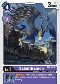 Saberdramon (Release Special Booster 1.5)