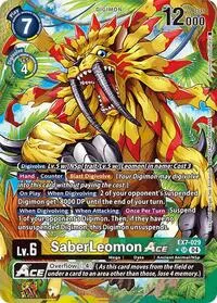 SaberLeomon ACE Alternate Art (Digimon LIBERATOR)