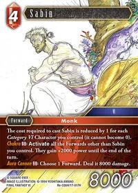 Sabin (Legacy Collection) — Final Fantasy TCG Card Value
