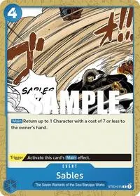 Sables (Starter Deck 3: The Seven Warlords of The Sea)