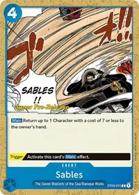 Sables (Super Pre-Release Starter Deck 3: The Seven Warlords of the Sea)