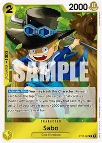 Sabo 007 (Ultra Deck: The Three Brothers)