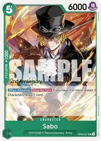Sabo 027 (Emperors in the New World: 2nd Anniversary Tournament Cards)