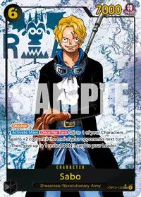 Sabo 120 Parallel (Carrying On His Will) — One Piece Card Game Card Value